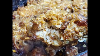 Easy Italian Pork Bake Keto Carnivore Weeknight Recipe Pork Loin Hotline Pepper Products Evil Ooze [upl. by Ailuj499]