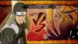 Naruto Shippuden Ultimate Ninja Storm 3 Third Hokage vs Nine Tails Boss [upl. by Ytoc704]