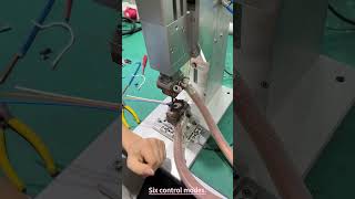 Copper wire and copper sheet welding lead welding machine spotwelding factory precision [upl. by Valenta]