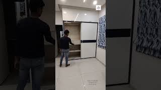 sliding wardrobe designs  sliding wardrobe for bedroom  interior hyderabad amsinteriors [upl. by Alleiram]