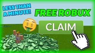 HOW TO GET FREE ROBUX IN LESS THAN 1 MINUTE Not Clickbait [upl. by Dnalyag838]