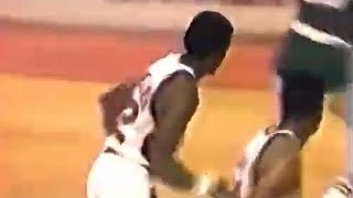 Clyde Drexler’s 2nd Game vs Larry Bird VERY RARE FOOTAGE [upl. by Netsruk]