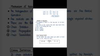 Halogenation Of Alkanes Method of Preparation Of Alkanes Alkanes Organic chemistry b pharmacy [upl. by Llenral456]