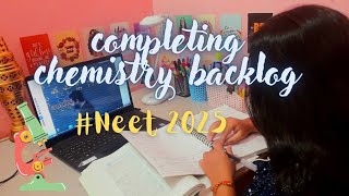 completing chemistry backlog  periodic table  neet 2025🪷📚 [upl. by Xylina451]