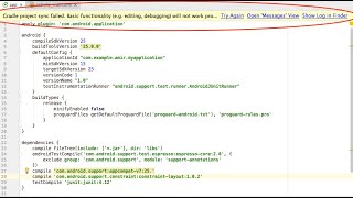 How To Fix Gradle Sync Failed In Android Studio [upl. by Ennirroc738]