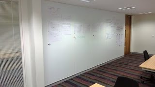 Large Magnetic Whiteboard Panels for Office [upl. by Cully]