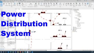 Power Distribution System In Revit Electrical Tutorial [upl. by Nysila]