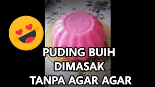 Resepi Mudah Puding Buih Viral Pahang Style I Tanpa Agaragar [upl. by Adohr]