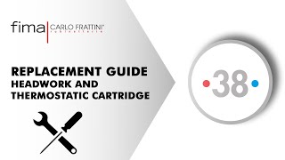 HOW TO REPLACE HEADWORK AND THERMOSTATIC CARTRIDGE [upl. by Pickar]