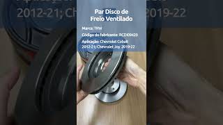 Par Disco De Freio Ventilado Cobalt 2013  Trw Cód rcdi09420 [upl. by Annirok]