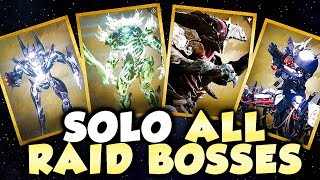 Soloing Every Destiny Raid Boss BackToBack Without Wiping Once Oryx Aksis Atheon Crota [upl. by Tymes]