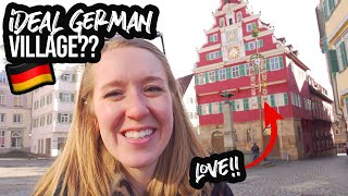 AMAZING GERMAN MEDIEVAL TOWN  NOT destroyed in WWII  Esslingen Germany [upl. by Ytineres94]