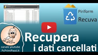 Recuperare i dati cancellati in modo veloce e gratuito con Recuva [upl. by Saltzman]