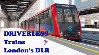 Driverless Trains in London  the DLR Line [upl. by Cate]