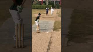 Shot ball missed cricket cricketlover bowling [upl. by Leiad]