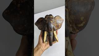 Create an ELEPHANT from a Coconut Shell🥥🐘shortsfeed craft shorts diy [upl. by Aisanahta]