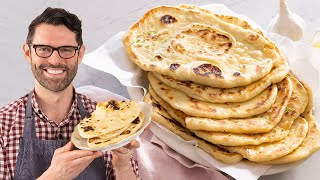 Homemade Naan Recipe [upl. by Vivica417]