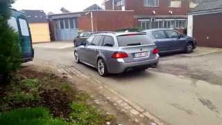 BMW E61 535D Biturbo insane exhaust sound [upl. by Nonregla796]