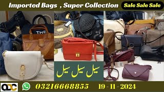 Imported  Bags  Super Collection  On Sale Price  19112024  Online Design Collection [upl. by Wescott572]