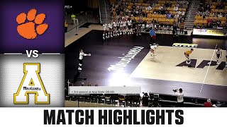 Clemson vs App State Match Highlights  2024 ACC Volleyball [upl. by Oberheim]