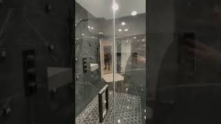 Glass shower doors installation for master bathroom [upl. by Adnawak]