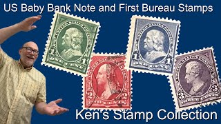 US Baby Bank Notes and First Bureau Stamps [upl. by Husch]