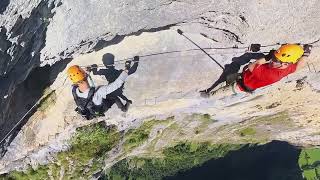 Murren Switzerland Via Ferrata 2023 4K [upl. by Bearnard917]