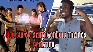 ALL SUPER SENTAI ENDING REACTION [upl. by Nycila692]