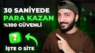 30 SANİYEDE İnternetten Para Kazanma 💸  \u00100 GÜVENLİ  görev yap para kazan [upl. by Vinn]