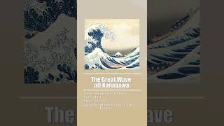 Hokusai’s Iconic Wave Art Beneath the Tsunami 🌊🌅 art history [upl. by Esch]