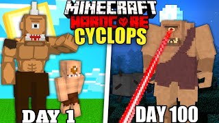 I Survived 100 Days as CYCLOPS in Minecraft HardcoreHindi [upl. by Nylqcaj]