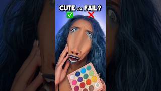 CUTE ✅ or FAIL ❌ KERMIE Filter Makeup Challenge 🐶🤣 [upl. by Sarchet]