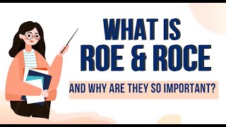 What is ROE and ROCE  EXPLAINED [upl. by Joette]