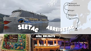 AIDAnova 2023  Norwegen ab Kiel  Seetag und Abreisetag Vlog [upl. by Maise]