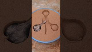 Metal Casting EP 731  molding  Making brush and spoon molding  metal making  Experiment [upl. by Turmel]