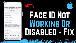 How to Fix Face ID Not WorkingHas Been Disabled [upl. by Piselli]