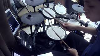 有一位嬰孩 Drum Cover by Joseph Li [upl. by Ahtabbat]