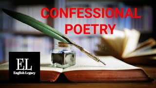 CONFESSIONAL POETRY ENGLISH LITERATURE UGC NET  SET [upl. by Marchak135]