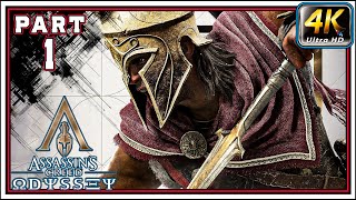 ASSASSINS CREED ODYSSEY Full Gameplay Walkthrough PART 1  Alexios Of Sparta 4K 60FPS [upl. by Cathryn]