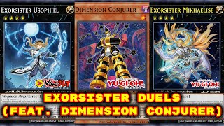 Yugioh  Exorsisters Duels Feat Dimension Conjurer Deck Download in Description [upl. by Domingo]