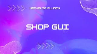 Plugin Shop GUI┃Pocketmine 500┃FULL CONFIG Download in description [upl. by Akialam]