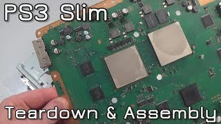 PS3 Slim Teardown amp Assembly [upl. by Yraeht]