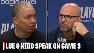 Tyronn Lue amp Jason Kidd react to Mavericks Game 3 win vs Clippers  NBA on ESPN [upl. by Hsekar]