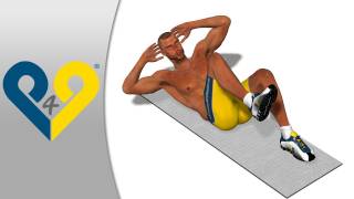 ABS exercise  Alternating Curls to get six pack FAST [upl. by Halimeda]