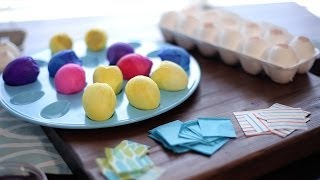 How to Make Confetti Eggs Como Hacer Cascarones  Easter Egg Ideas  Muy Bueno [upl. by Griff]