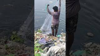 Lake Fishing Visuru Valai Traditional Fishingfunny Save water BodyDont Pollute Velacheri Lake [upl. by Placido]