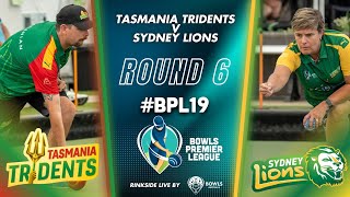 BPL19  Round 6  Tasmania Tridents v Sydney Lions [upl. by Dewain912]