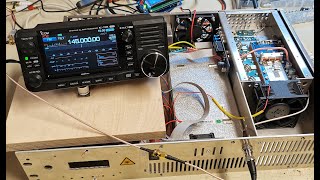 Icom ic705 pushing 13kW amp on 2m band [upl. by Onitnelav616]