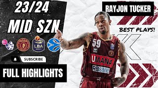 Rayjon Tucker MID SZN Highlights 202324  Italy Serie A amp Eurocup  Reyer Venezia [upl. by Neil]