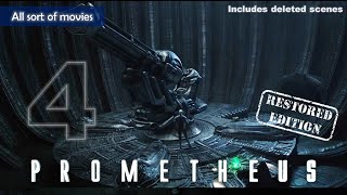 Prometheus 2012  Part 4 Alien ship and Engineer encounter  Restored Edition [upl. by Iona59]